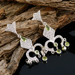 Peridot-Indian-Dewi-multiple-Stud-Green-925-Silver-Earring