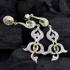 Peridot-Indian-Araya-multiple-Stud-Green-Sterling-Silver-Earring