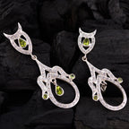 Peridot-Indian-Lakshmi-multiple-Stud-Green-925-Silver-Earring