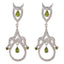 Peridot-Indian-Lakshmi-multiple-Stud-Green-925-Silver-Earring