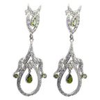 Peridot-Indian-Lakshmi-multiple-Stud-Green-925-Silver-Earring