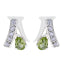 Peridot-American-Lucia-multiple-Stud-Green-Sterling-Silver-Earring