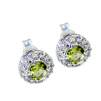 Peridot-Korean-Luisa-multiple-Stud-Green-925-Silver-Earring