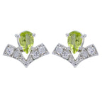 Peridot-Spanish-Constanza-multiple-Stud-Green-Silver-Earring