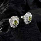 Peridot-French-Dayana-multiple-Stud-Green-92.5-Silver-Earring