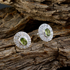 Peridot-French-Dayana-multiple-Stud-Green-92.5-Silver-Earring