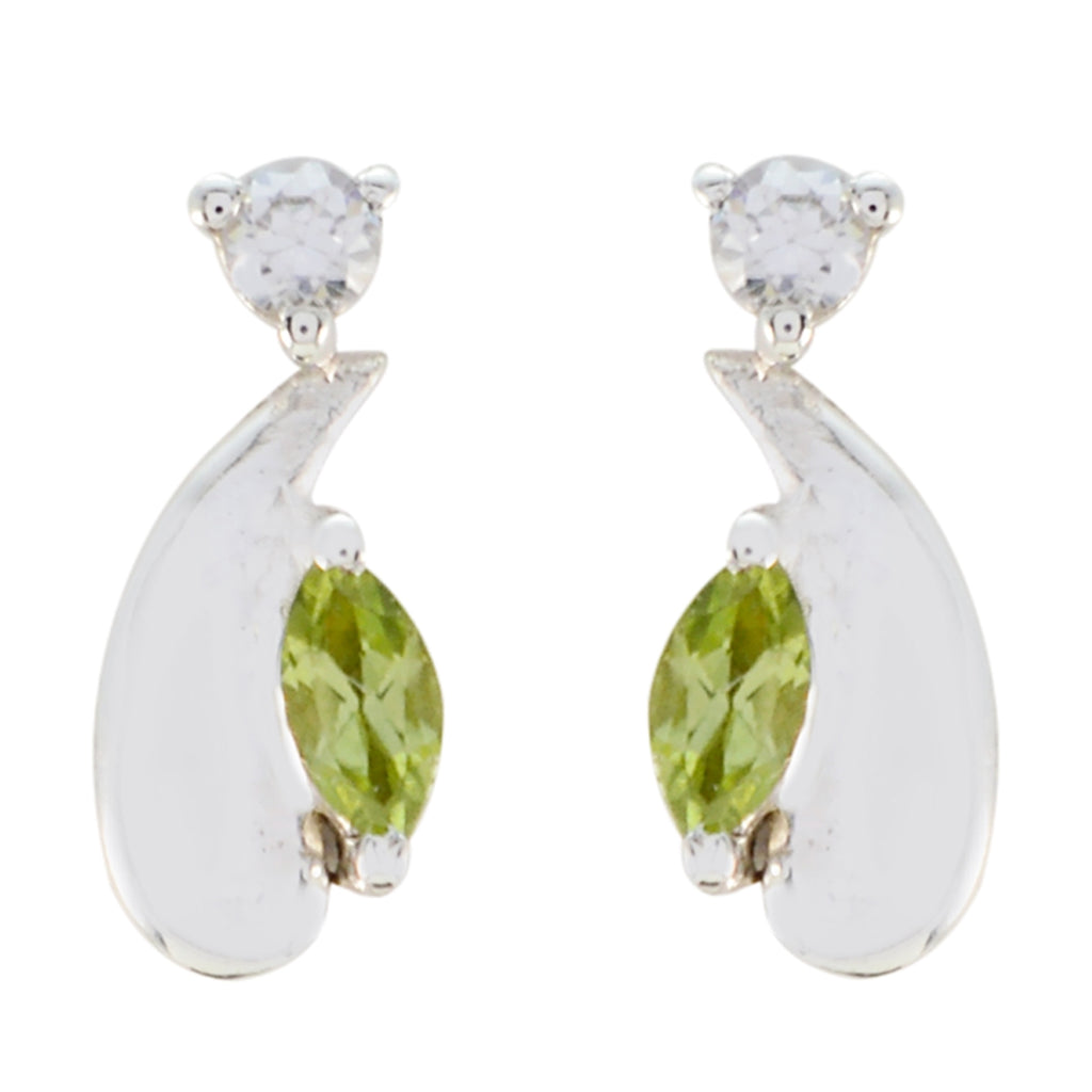 Peridot-Italian-Micaela-multiple-Stud-Green-Sterling-Silver-Earring