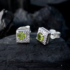 Peridot-Russian-Florencia-multiple-Stud-Green-92.5-Silver-Earring