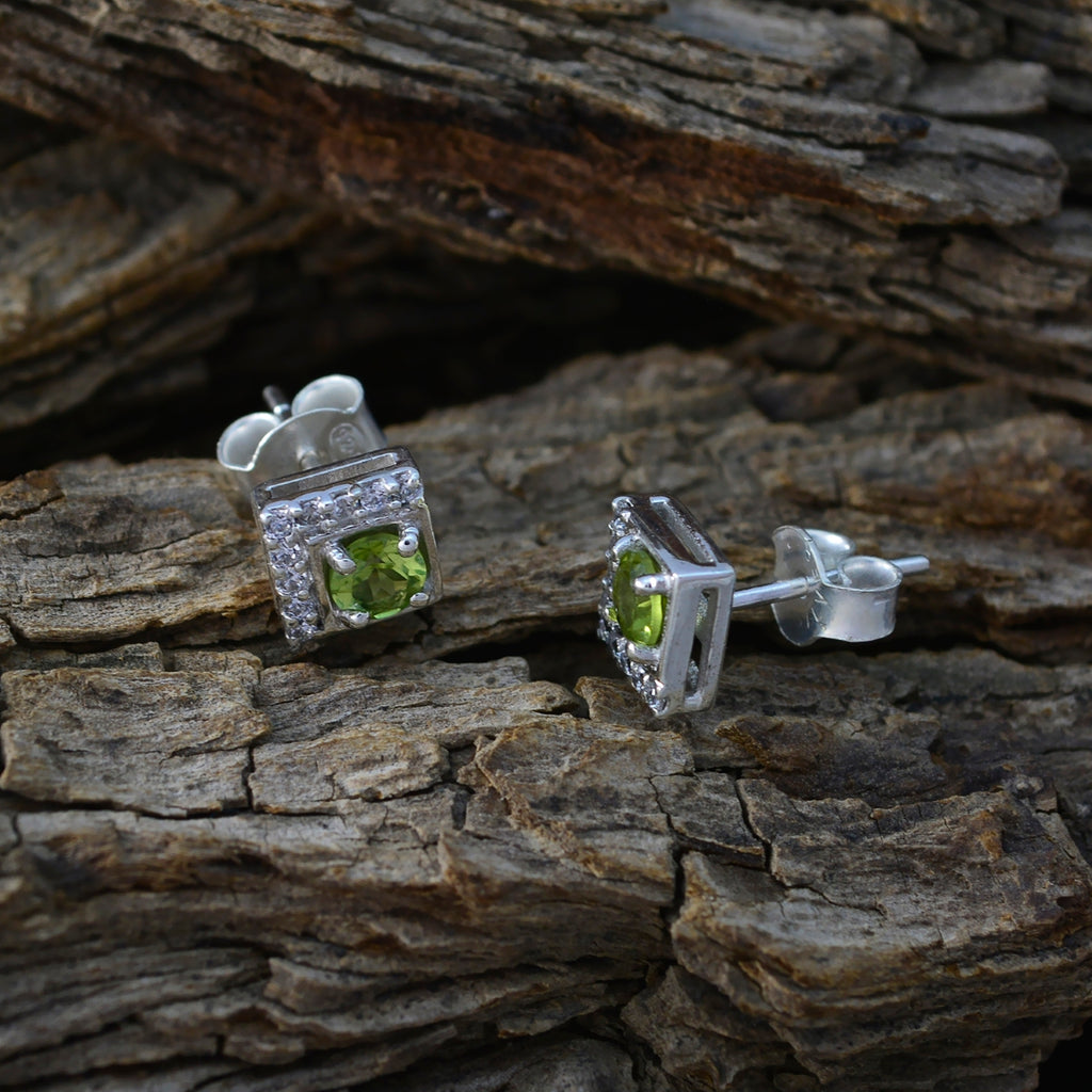 Peridot-Russian-Florencia-multiple-Stud-Green-92.5-Silver-Earring
