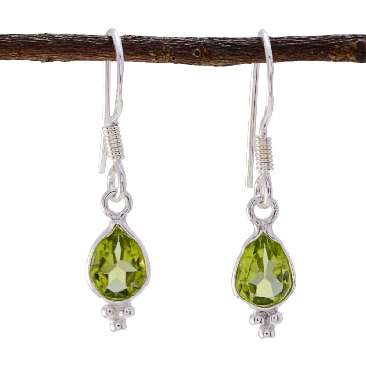 Peridot-Mexican-Lorena-multiple-Dangle-Green-925-Sterling-Silver-Earring Imagen principal del producto