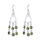 Peridot-Mexican-Lily-multiple-Dangle-Green-925-Silver-Earring