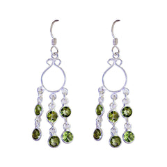 Peridot-Mexican-Lily-multiple-Dangle-Green-925-Silver-Earring