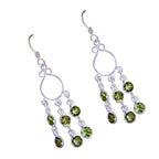 Peridot-Mexican-Lily-multiple-Dangle-Green-925-Silver-Earring