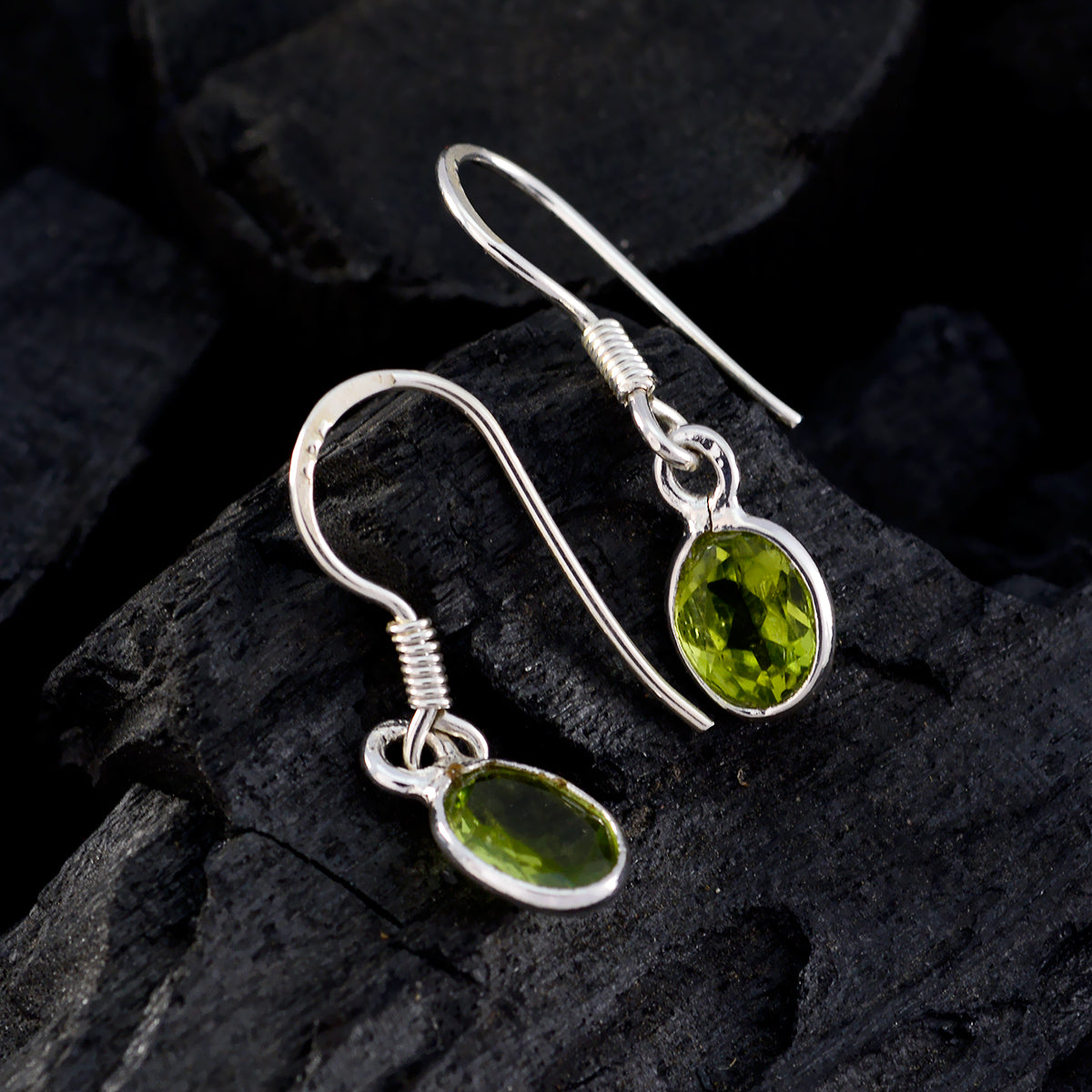 Peridot Australische Nayara meervoudige Dangle Green 925 Sterling Zilveren Oorbel Secundaire afbeelding