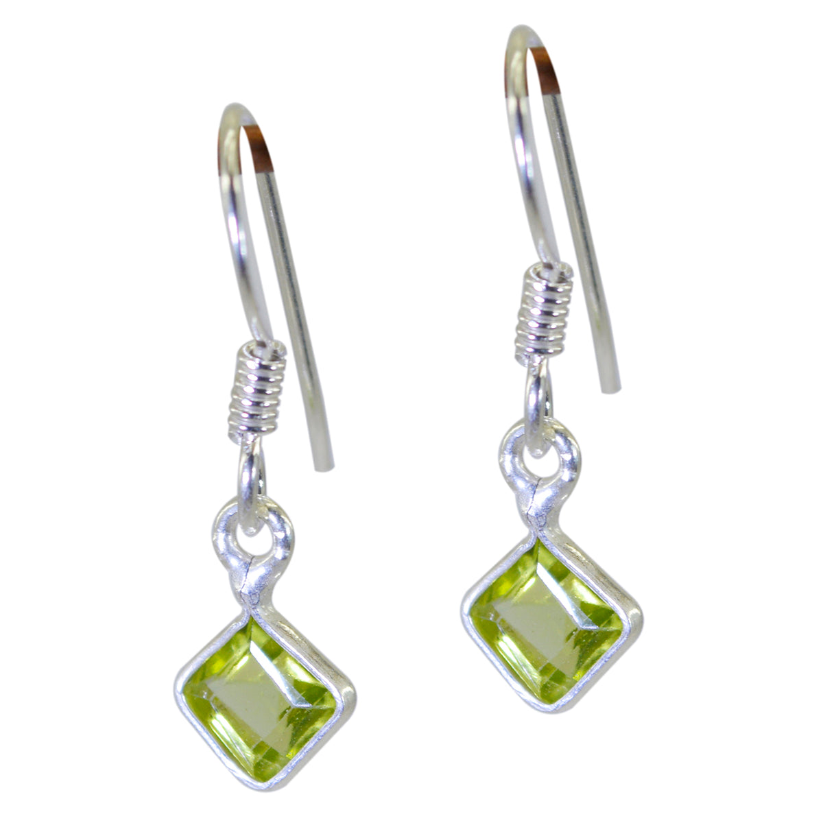 Peridot-Spanish-Noelia-multiple-Dangle-Green-Sterling-Silver-Earring Immagine principale del prodotto