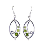 Peridot-German-Pilar-multiple-Dangle-Green-925-Sterling-Silver-Earring