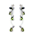 Peridot-African-Rebeca-multiple-Stud-Green-925-Silver-Earring