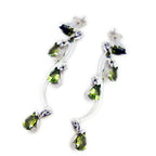 Peridot-African-Rebeca-multiple-Stud-Green-925-Silver-Earring