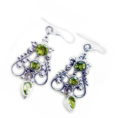 Peridot-Mexican-Aiko-multiple-Dangle-Green-92.5-Silver-Earring