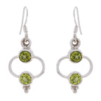 Peridot-American-Sofía-multiple-Dangle-Green-925-Silver-Earring
