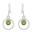 Peridot-Korean-Teresa-multiple-Dangle-Green-Silver-Earring
