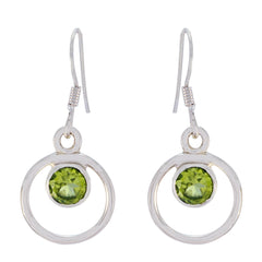 Peridot-Korean-Teresa-multiple-Dangle-Green-Silver-Earring