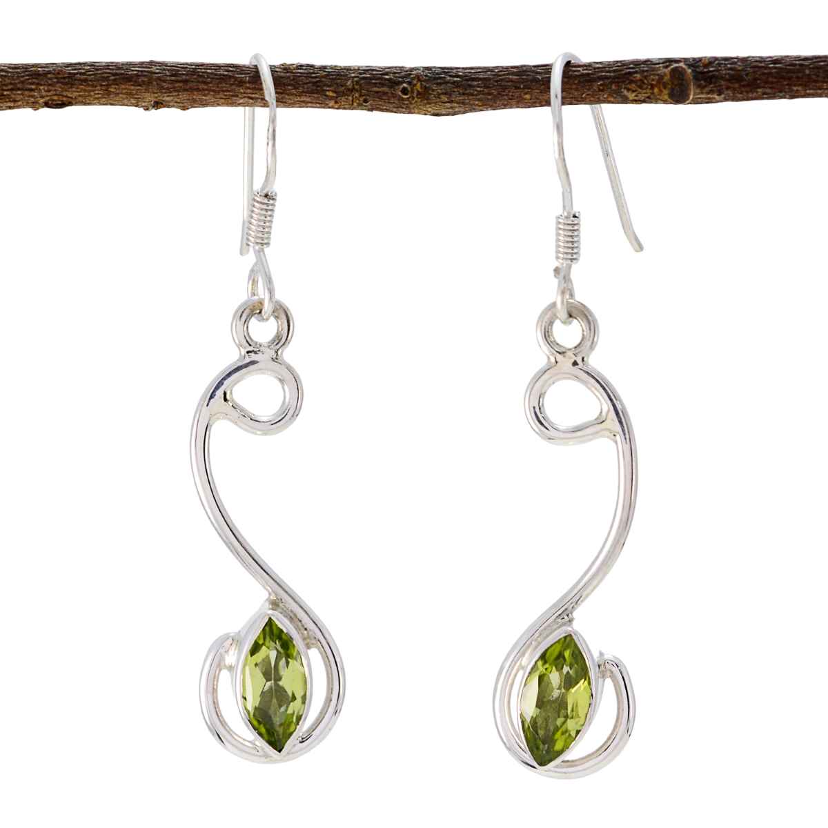 Peridot-Japanese-Valentina-multiple-Dangle-Green-Sterling-Silver-Earring