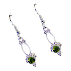 Peridot-Mexican-Addison-multiple-Dangle-Green-Silver-Earring