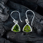 Peridot-American-Aiko-multiple-Dangle-Green-Silver-Earring