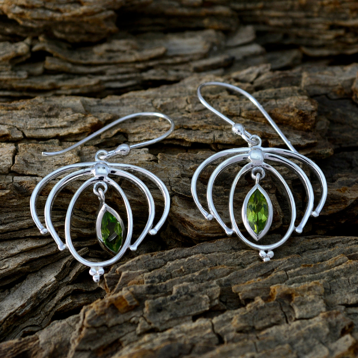 Peridot-Moroccan-Audrey-Solitaire-Dangle-Green-925-Sterling-Silver-Earring