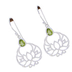 Peridot-Korean-Ava-Solitaire-Dangle-Green-925-Silver-Earring