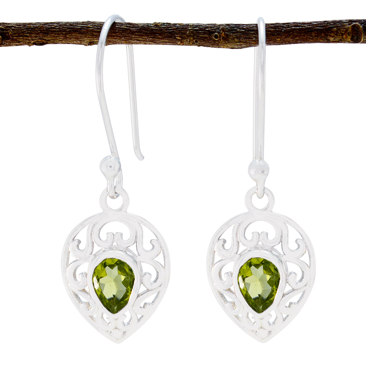 Peridot-Spanish-Natalia-Solitaire-Dangle-Green-925-Silver-Earring