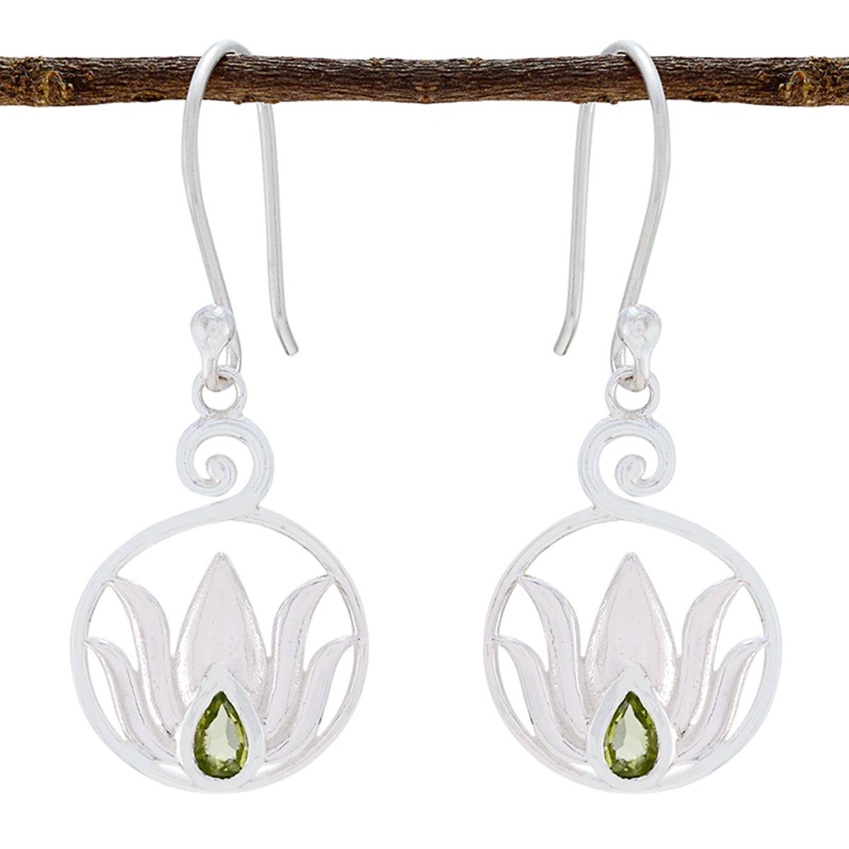 Peridot-Middle-Eastern-Camilla-Solitaire-Dangle-Green-Sterling-Silver-Earring