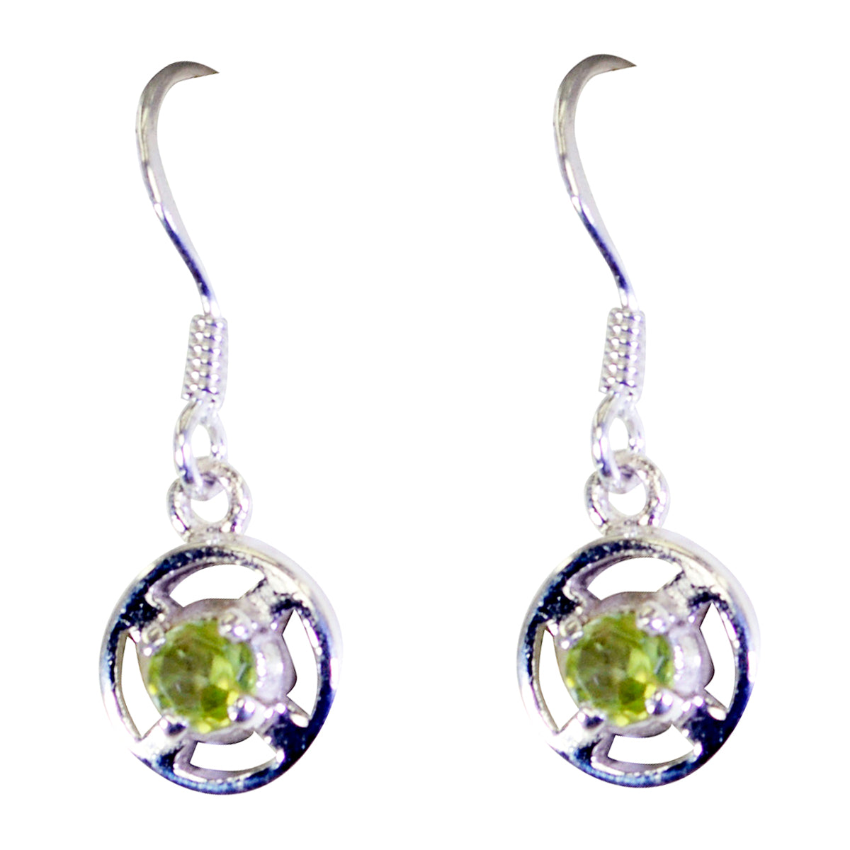 Peridot-Latin-American-Clara-Solitaire-Dangle-Green-925-Sterling-Silver-Earring