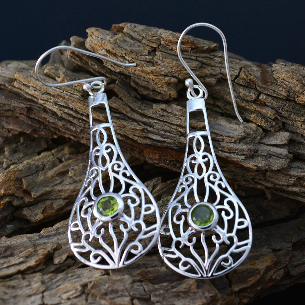 Peridot-French-Eleanor-Solitaire-Dangle-Green-92.5-Silver-Earring