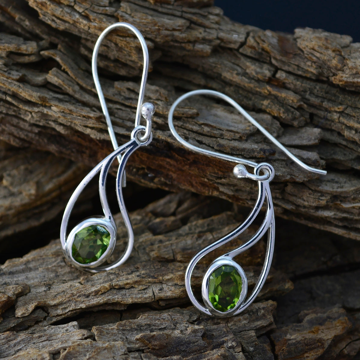 Peridot-Moroccan-Ellie-Solitaire-Dangle-Green-925-Sterling-Silver-Earring