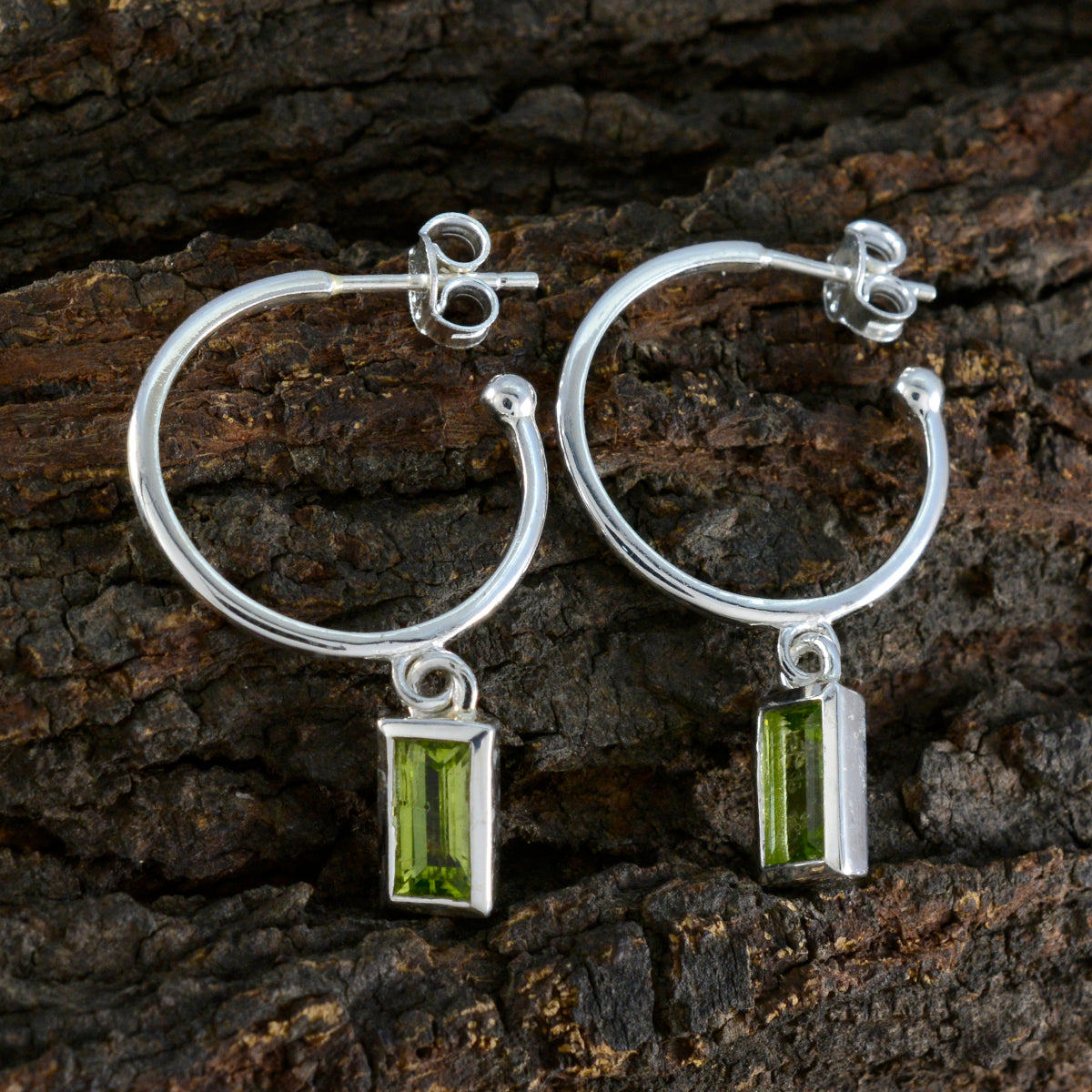 Peridot-Australian-Teresa-Solitaire-Dangle-Green-925-Silver-Earring