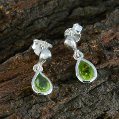 Peridot-American-Ayaka-Solitaire-Stud-Green-Sterling-Silver-Earring