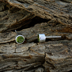 Peridot-Italian-Freya-Solitaire-Stud-Green-92.5-Silver-Earring