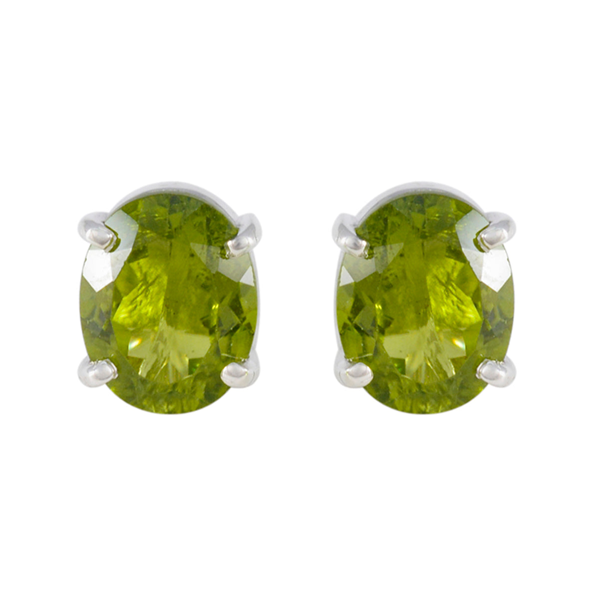 Peridot-Italian-Patricia-Solitaire-Stud-Green-Silver-Earring