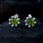 Peridot-Moroccan-Ines-Solitaire-Stud-Green-Silver-Earring