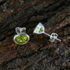 Peridot-German-Min-seo-Solitaire-Stud-Green-925-Sterling-Silver-Earring