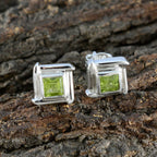 Peridot-American-Amanda-Solitaire-Stud-Green-92.5-Silver-Earring