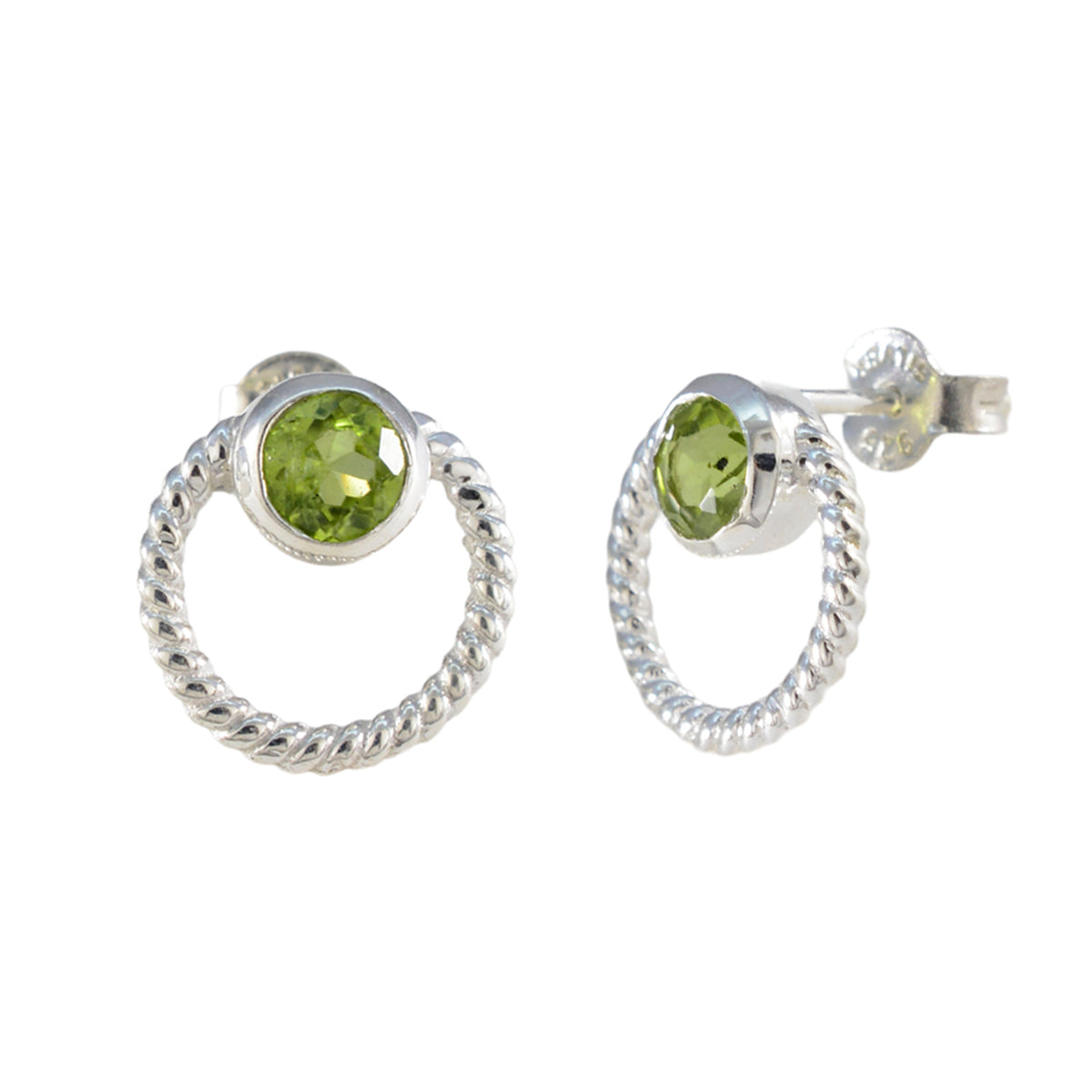 Peridot-American-Lourrdes-Solitaire-Stud-Green-Sterling-Silver-Earring