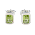 Peridot-Italian-Mariana-Solitaire-Stud-Green-925-Silver-Earring
