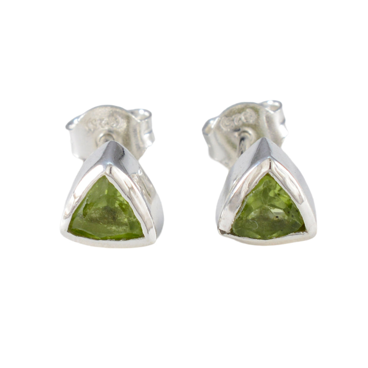 Peridot-American-Riley-Solitaire-Stud-Green-92.5-Silver-Earring