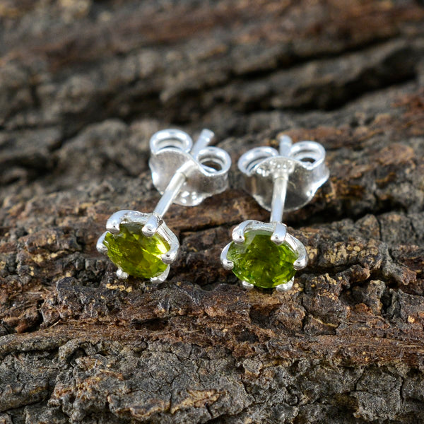 Peridot-American-Aiko-Solitaire-Stud-Green-925-Sterling-Silver-Earring