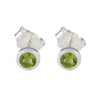 Peridot-American-Mei-Solitaire-Stud-Green-Silver-Earring