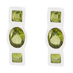 Peridot-American-Isabel-multiple-Stud-Green-Silver-Earring