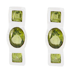 Peridot-American-Isabel-multiple-Stud-Green-Silver-Earring